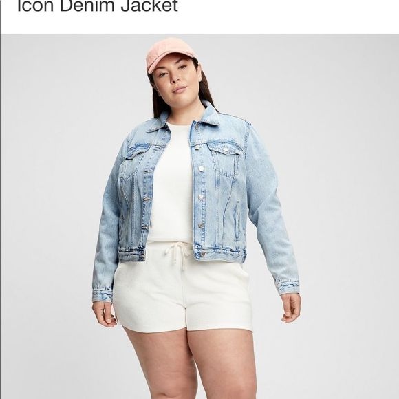 NWTGAP ICON Denim jacket  size Large - Picture 3 of 7